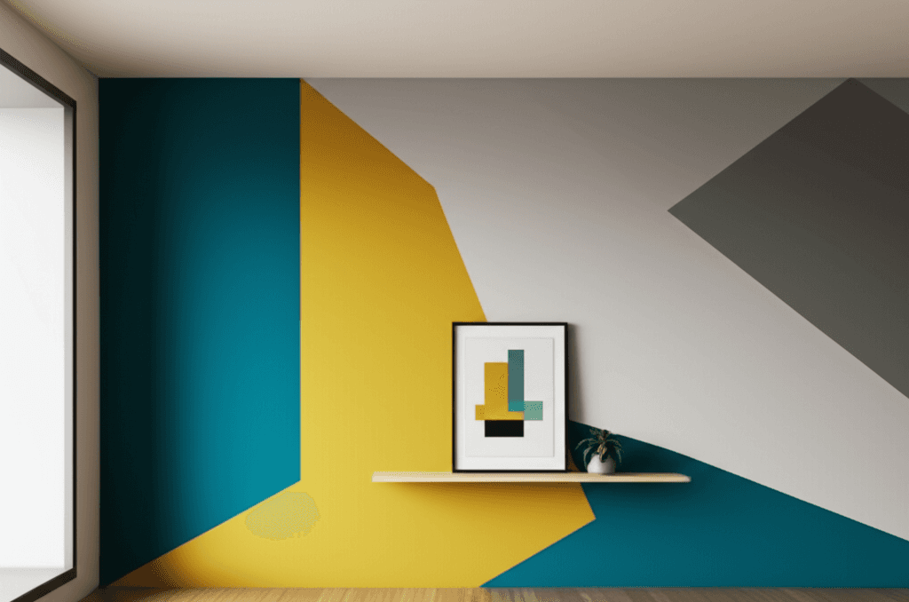 Accent walls accent wall installation in Washington, DC - Geometric Accent Wall by Accent Walls Pro