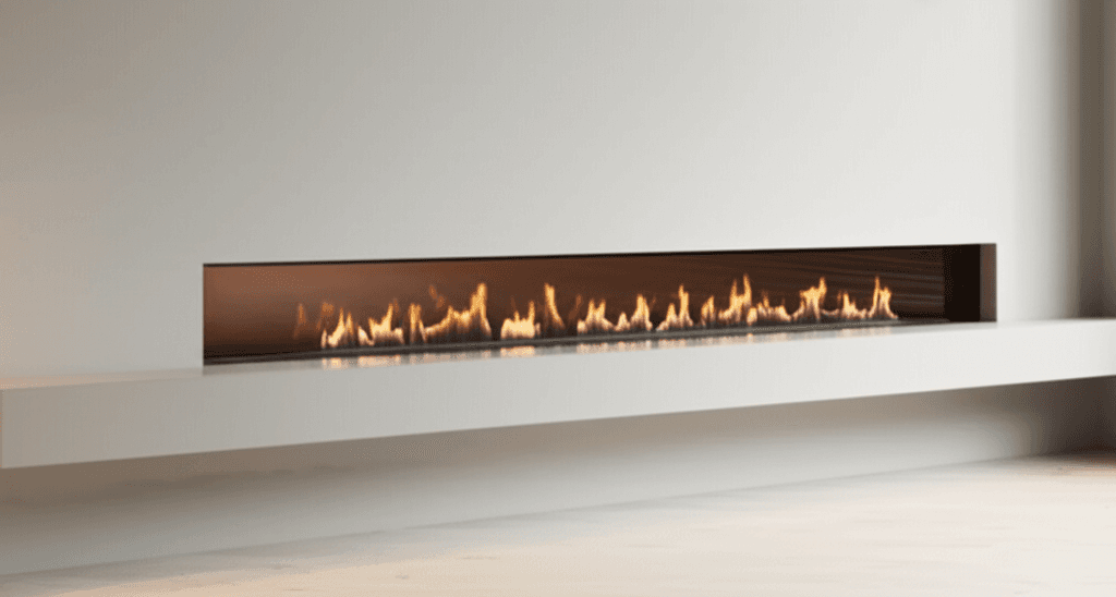 Fireplaces accent wall installation in Alexandria, VA - Modern Slim Fireplace by Accent Walls Pro