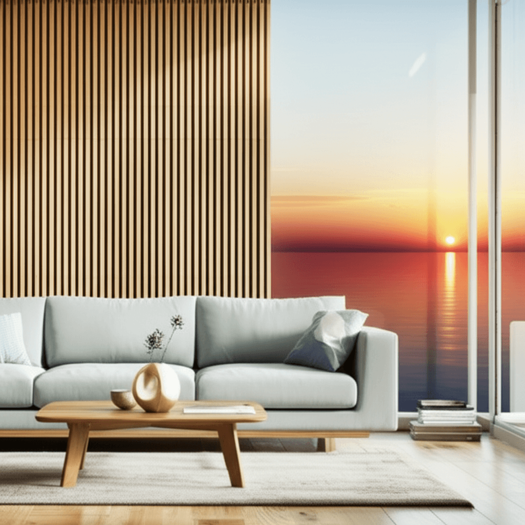 Wood slats accent wall installation in Tysons, VA - Modern Wood Slat Wall by Accent Walls Pro