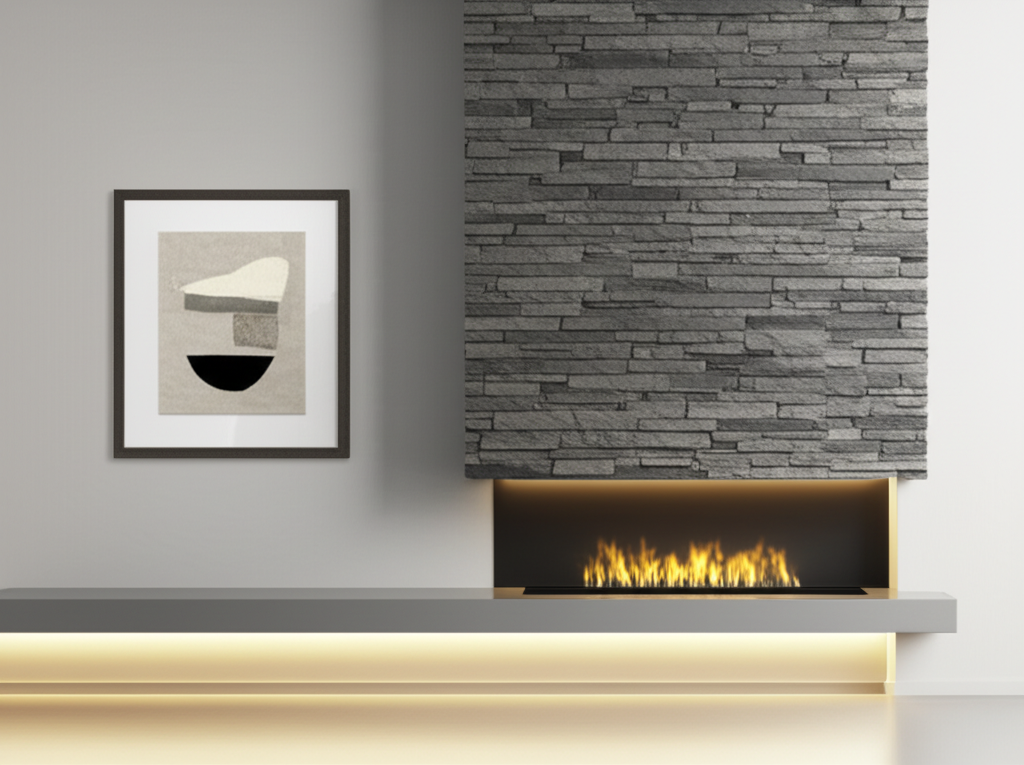 Professional fireplace installation by AccentWallsPro