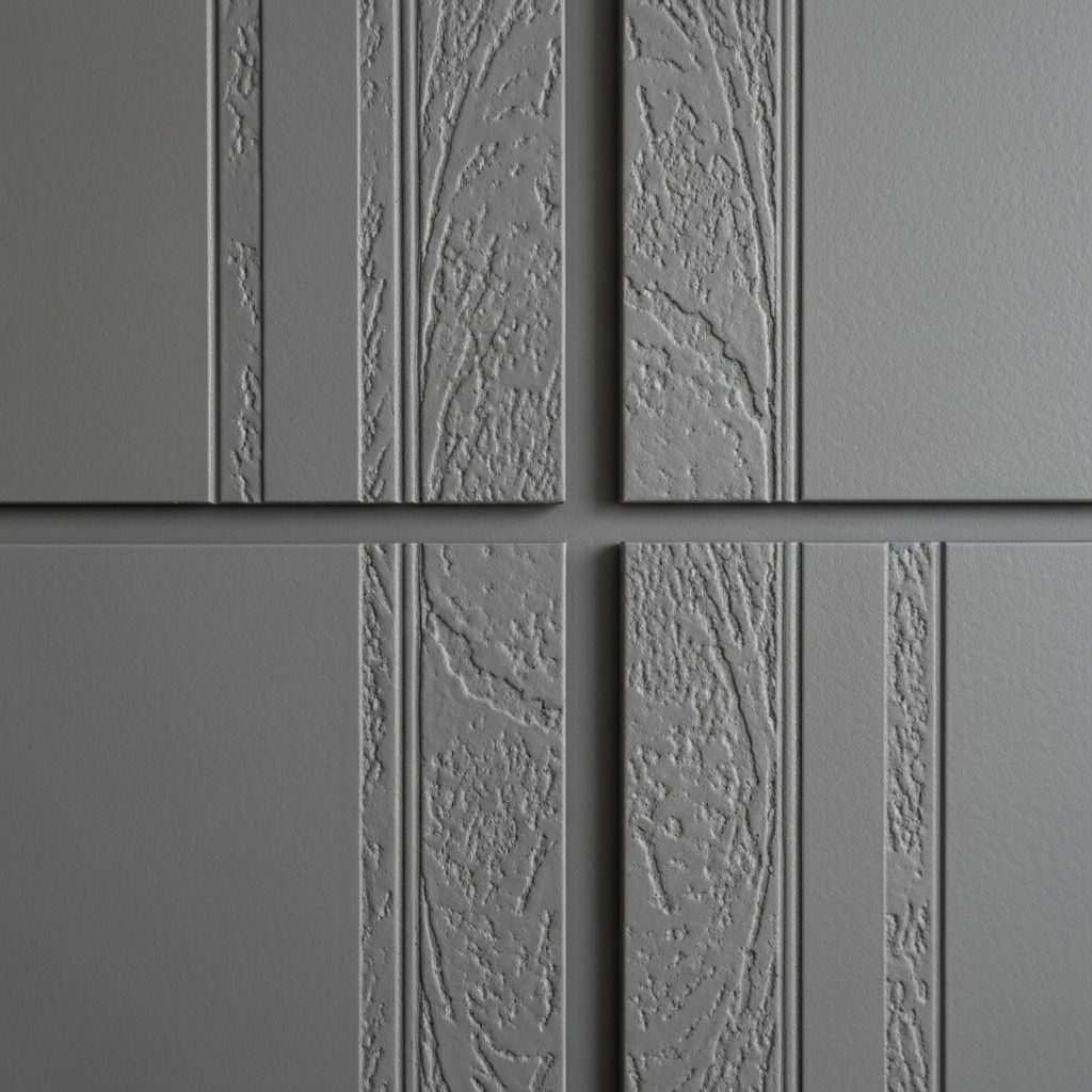 Textured panel detail