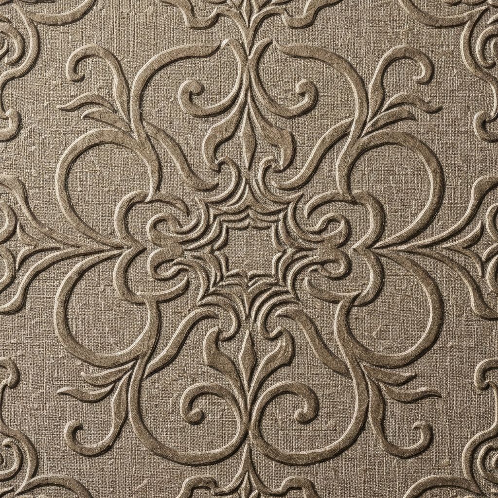 Textured wallpaper detail